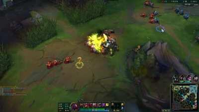 Zombie Sion and Urgot E Interaction