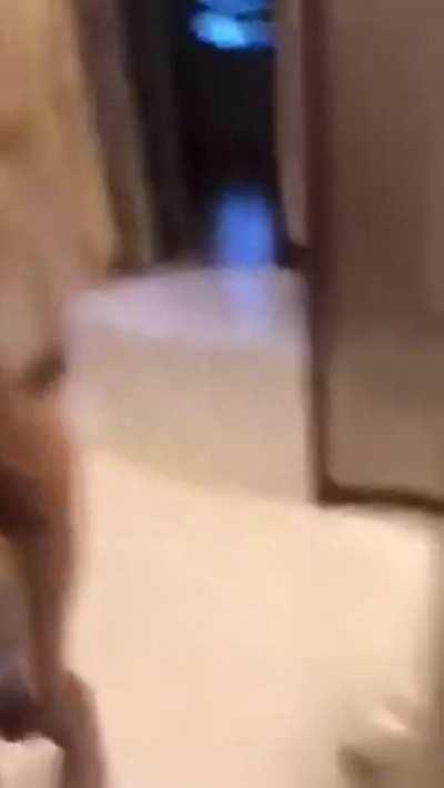 Blonde nude delivery dare