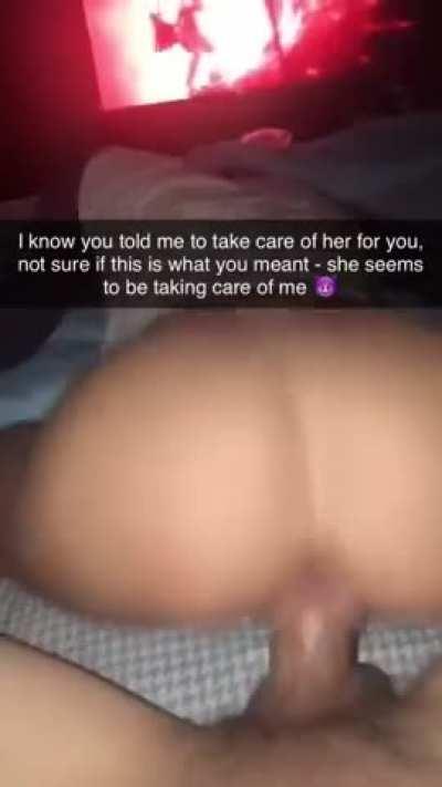 Not even three days into your girlfriend's quarantine and her roommate sends you this