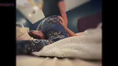 Guys out there that don't like smothering, does my big booty in my new pants change your mind?