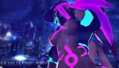 Double Akali & Dark Butt Job [League of Legends] (Grand Cupido)