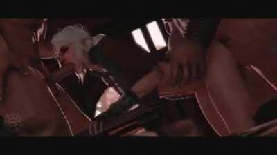 Ciri getting spitroasted (BomyMan, EvilAudio)