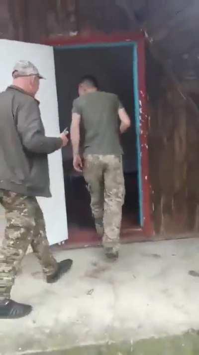 BIOLOGICAL WARFARE - The Swedish have deployed Surströmming (traditional fermented herring) against a squad of Ukrainians