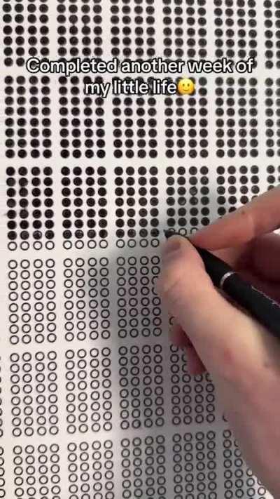 We only have 3744 weeks to live, enjoy your life