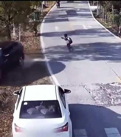 I'm gonna kill you if you don't learn to look next time.