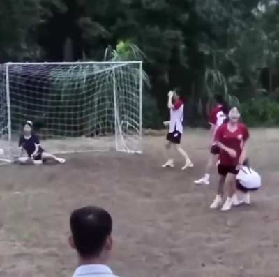 Too much confidence during a football match