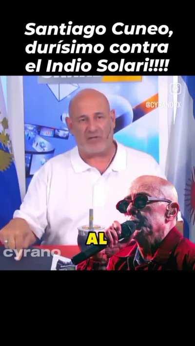 Cuneo critica al indio solari