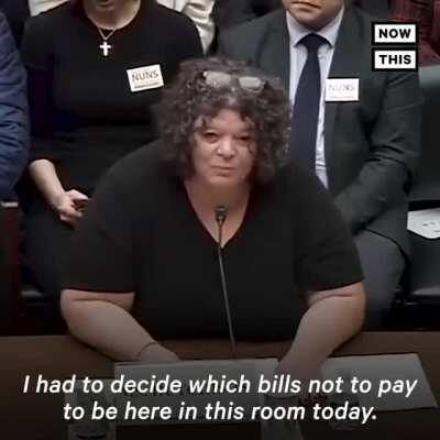 Working Woman Testifies About Reality of Poverty in the U.S.