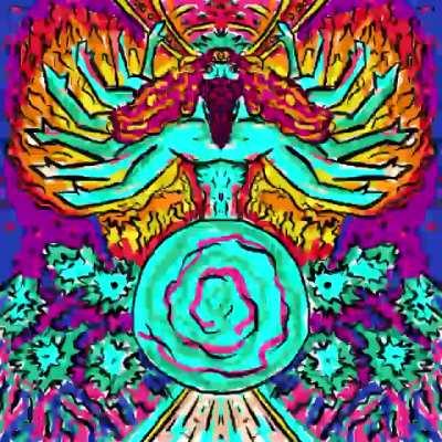 I made trippy animation of the psychedelic experience 👽💚✌️