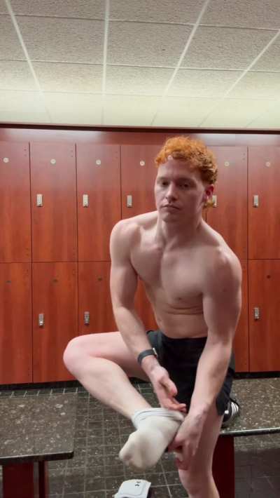 Changing for a Workout 🏋️‍♂️