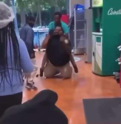 No way the security guard goin out this bad😭