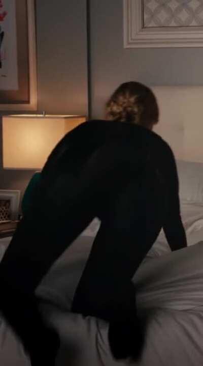 In Black Widow costume