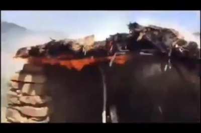 Video and drone footage of recent IBO carried out by Counter-Terrorism Department (CTD) and Police against Pakistani Taliban (TTP) militants in Karak District, Khyber Pakhtunkhwa, Pakistan. Several hideouts were dismantled and 6 TTP militants reportedly K