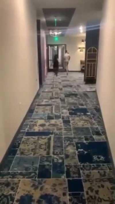 attempting to run through a window