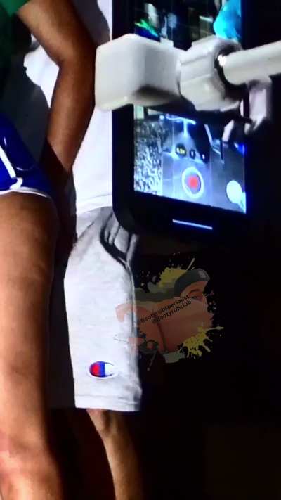 I love how she grabbed my shorts. Fully clothed 🥜💦