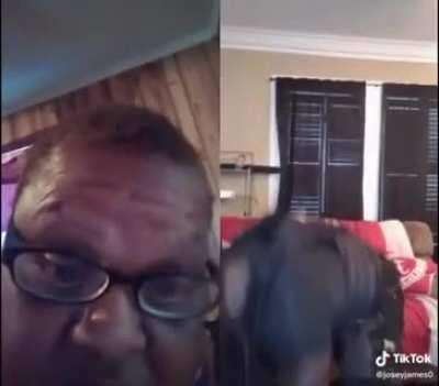 Damn that's some fine ass man granny sees there 👅