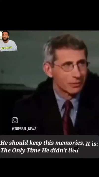 Dr Fauci tells the truth 