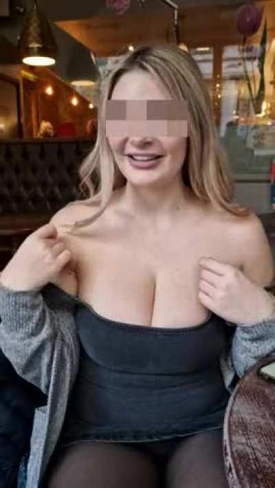 Bottomless brunch became topless brunch! [GIF]