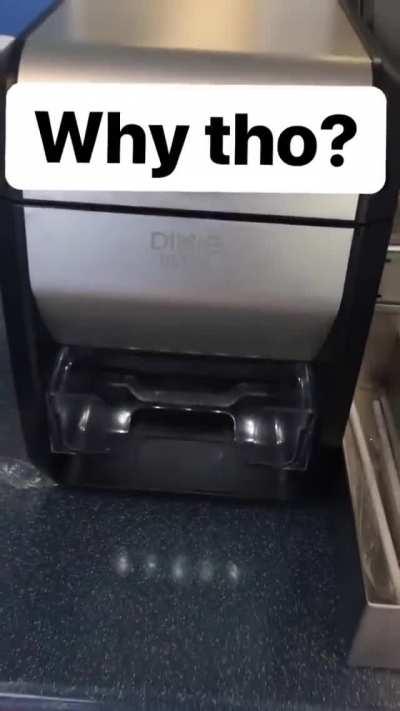 The sole purpose of this robot it to dispense a single napkin.