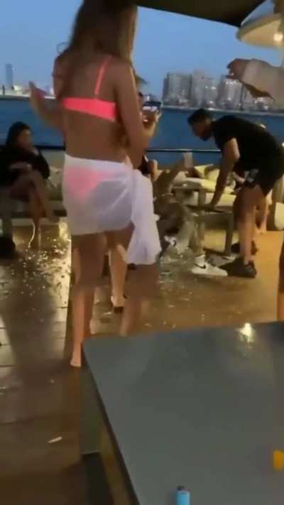 Rich people got sweet dance moves