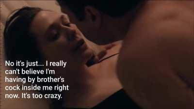 Sis Elizabeth Olsen fucked her brother on vacation after his wife cancelled at the last minute.