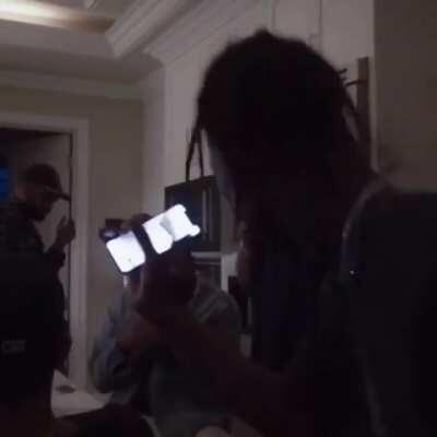 This has to be one of the most hype moments in Travis' career. (In my opinion ofc lol)