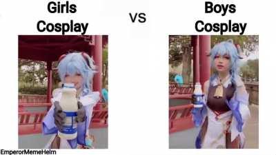 Girls Cosplay vs Boys Cosplay
