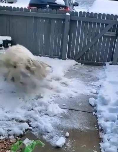 Когда, забыл швабру на балконе