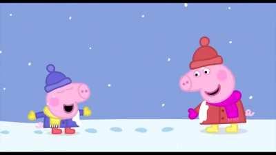Peppa Pig + Snowball = 💀