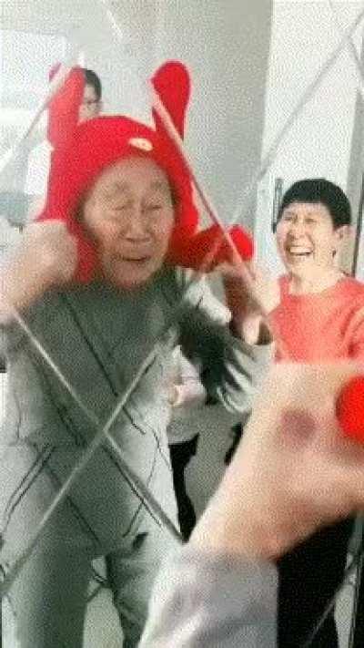 Never too old to be a kid.