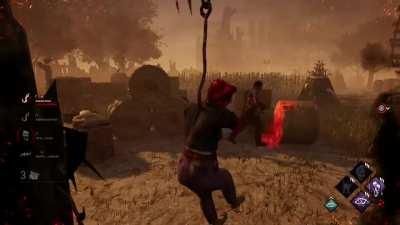 I don't think this is how the killer expected the end of the match to go.