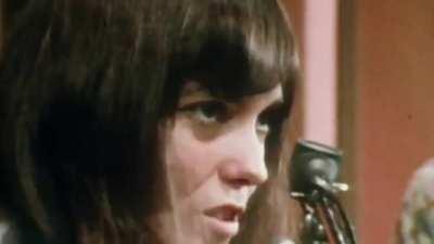 [Music] Karen Carpenters isolated vocal while singing 