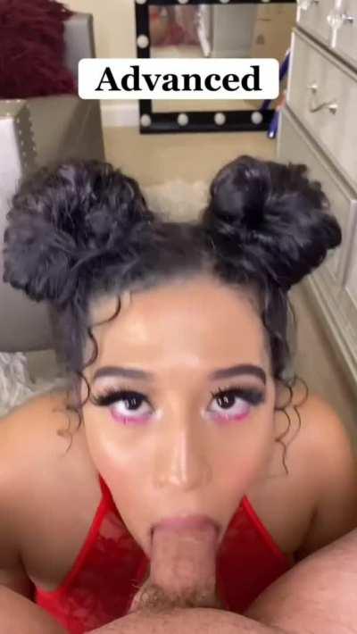 Different levels of blowjob🥵