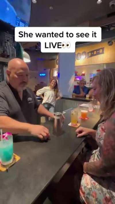 Cornucopia cocktail mixer