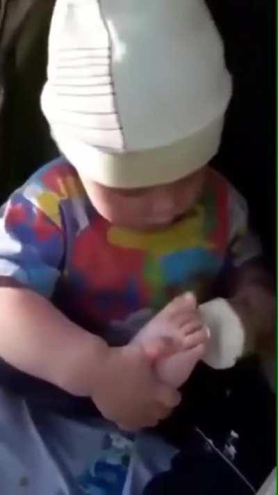 There must be an easier way to eat ice cream