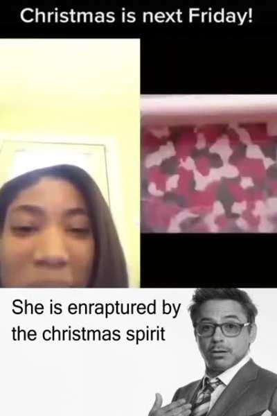 she is so happy about this information 😳