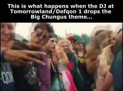 When the CHUNGUS DROP hits hard...