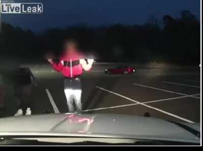 Remember when you were a teenager and you thought flashing guns at the cops was a cool thing to do?