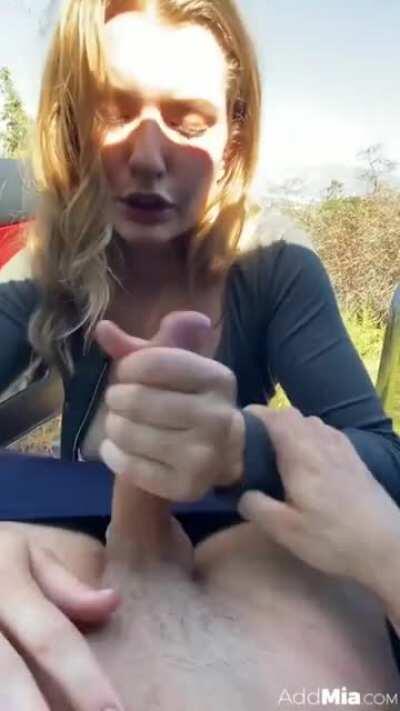 Mia Melano finishes the job & gets caught