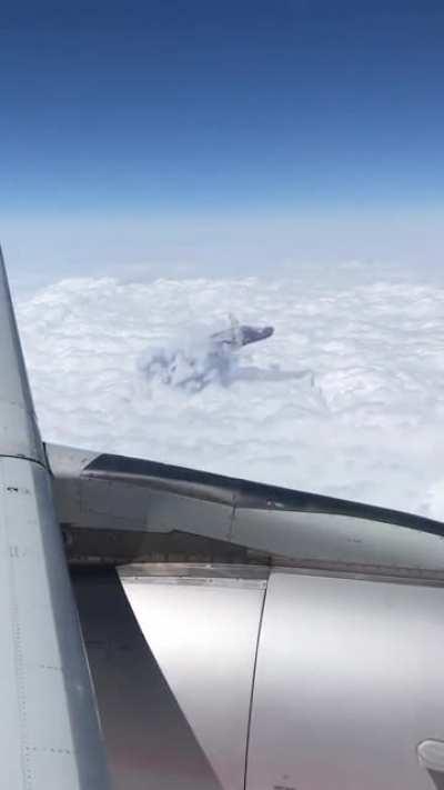 On the plane from Osaka to Tokyo