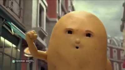 Он только что убил хорошего картофеля ಥ‿ಥ