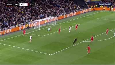 Tottenham 0-0 AZ | Bervall trivela chance, Timo Werner miss 26'