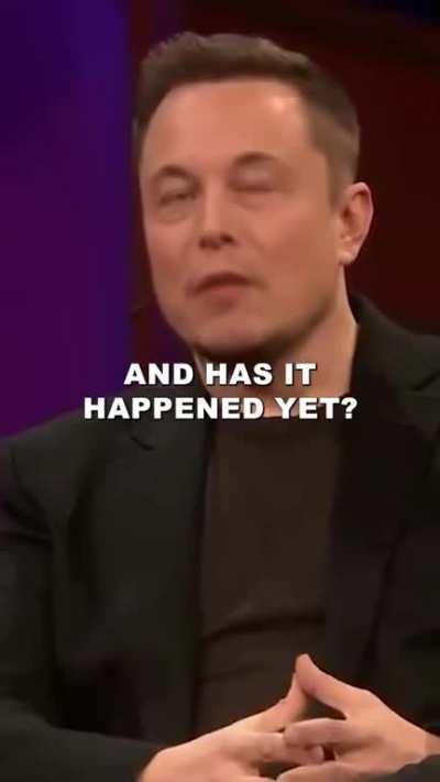 Elon's advice: Never give up! 