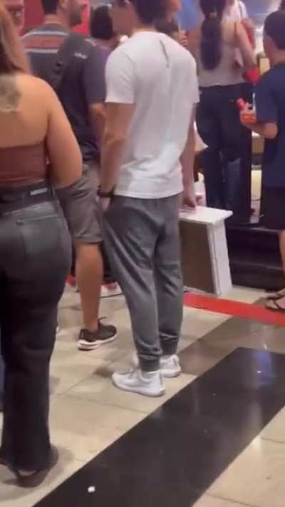 Promoção de pipoca no Cinemark - Barra da Tijuca