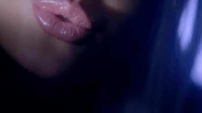 Ariana Grande and her hot lips - imagine them teasing your cock
