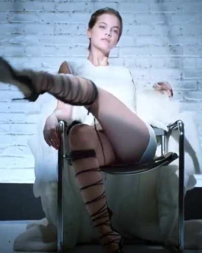 Barbara Palvin Doing Her Best Sharon Stone Impression