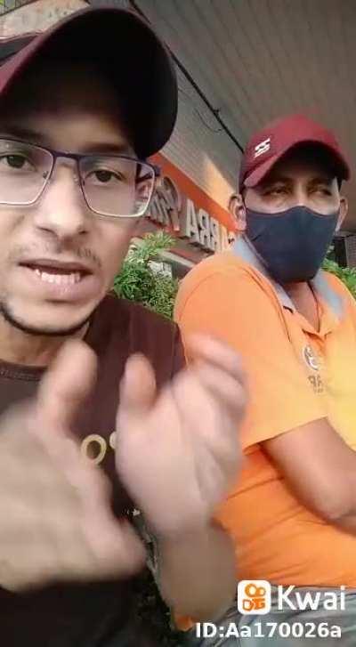 Caminhoneiro mandando a letra da real