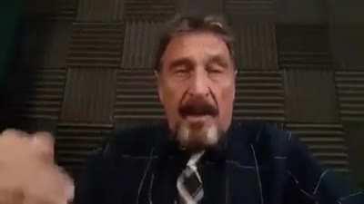 The late John McAfee explains the real reason for the crackdown on TikTok.