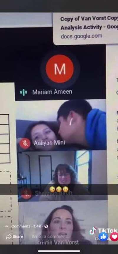 The things you see on zoom