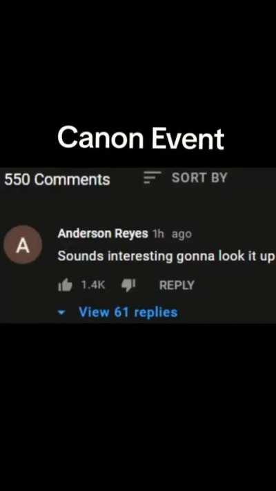 Canon event fellas